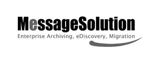 MESSAGESOLUTION ENTERPRISE ARCHIVING EDISCOVERY MIGRATION