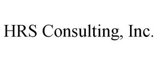 HRS CONSULTING, INC.