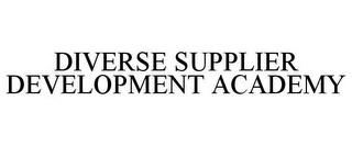 DIVERSE SUPPLIER DEVELOPMENT ACADEMY