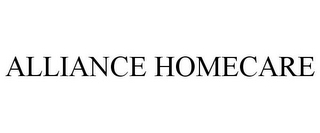 ALLIANCE HOMECARE