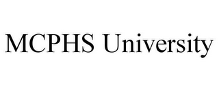 MCPHS UNIVERSITY