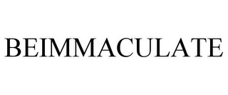 BEIMMACULATE