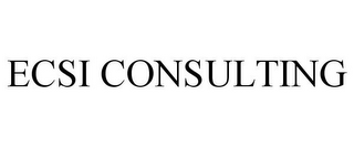 ECSI CONSULTING