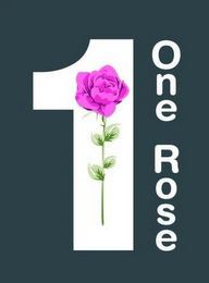 1 ONE ROSE