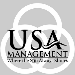 USA MANAGEMENT WHERE THE SON ALWAYS SHINES