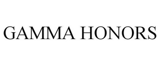 GAMMA HONORS