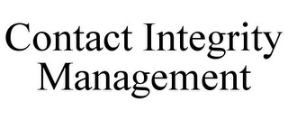 CONTACT INTEGRITY MANAGEMENT