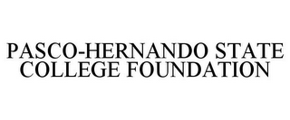 PASCO-HERNANDO STATE COLLEGE FOUNDATION