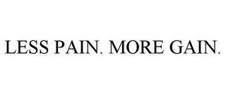 LESS PAIN. MORE GAIN.