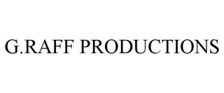 G.RAFF PRODUCTIONS