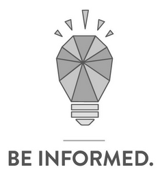 BE INFORMED.