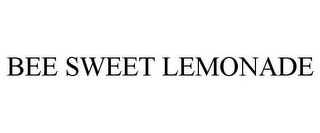 BEE SWEET LEMONADE