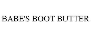 BABE'S BOOT BUTTER