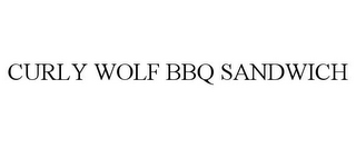 CURLY WOLF BBQ SANDWICH