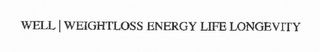 WELL - WEIGHTLOSS, ENERGY, LIFE, LONGEVITY