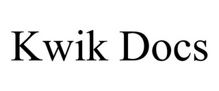 KWIK DOCS