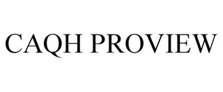 CAQH PROVIEW