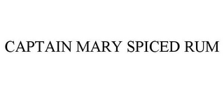 CAPTAIN MARY SPICED RUM