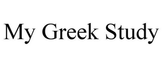 MY GREEK STUDY