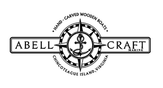 ABELL CRAFT MARINE * HAND-CARVED WOODEN BOATS * CHINCOTEAGUE ISLAND, VIRGINIA