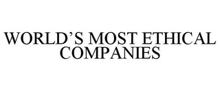 WORLD'S MOST ETHICAL COMPANIES