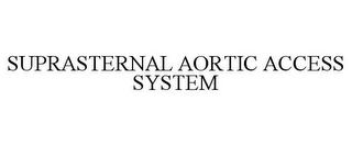 SUPRASTERNAL AORTIC ACCESS SYSTEM