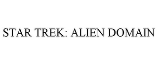 STAR TREK: ALIEN DOMAIN