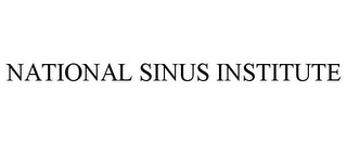 NATIONAL SINUS INSTITUTE