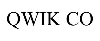 QWIK CO