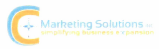 CC MARKETING SOLUTIONS INC SIMPLIFYING BUSINESS EXPANSION