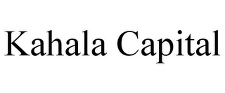 KAHALA CAPITAL