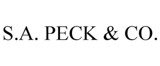 S.A. PECK & CO.