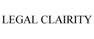 LEGAL CLAIRITY