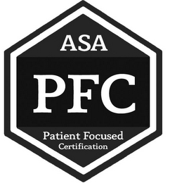 ASA PFC PATIENT FOCUSED CERTIFICATION