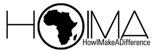 HOIMA HOWIMAKEADIFFERENCE