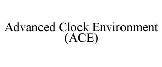 ADVANCED CLOCK ENVIRONMENT (ACE)