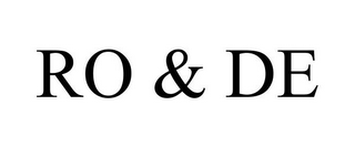 RO & DE