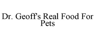 DR. GEOFF'S REAL FOOD FOR PETS