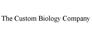 THE CUSTOM BIOLOGY COMPANY