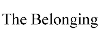 THE BELONGING