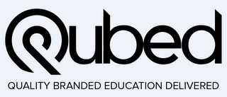 QUBED QUALITY BRANDED EDUCATION DELIVERED