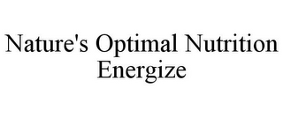 NATURE'S OPTIMAL NUTRITION ENERGIZE