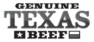 GENUINE TEXAS BEEF