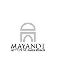 MAYANOT INSTITUTE OF JEWISH STUDIES