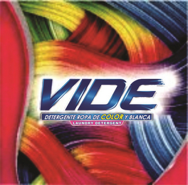 VIDE DETERGENTE ROPA DE COLOR & BLANCA LAUNDRY DETERGENT