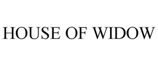 HOUSE OF WIDOW