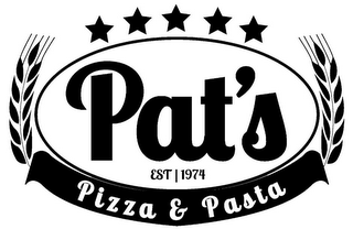 PAT'S PIZZA & PASTA EST | 1974