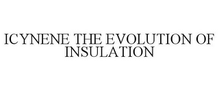 ICYNENE THE EVOLUTION OF INSULATION