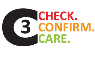 C3 CHECK. CONFIRM. CARE.