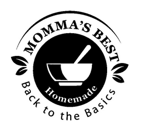 MOMMA'S BEST HOMEMADE BACK TO THE BASICS